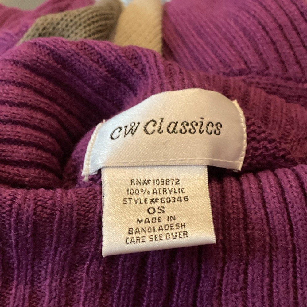 Ladies Multi Color Sweater - Picture 4 of 5